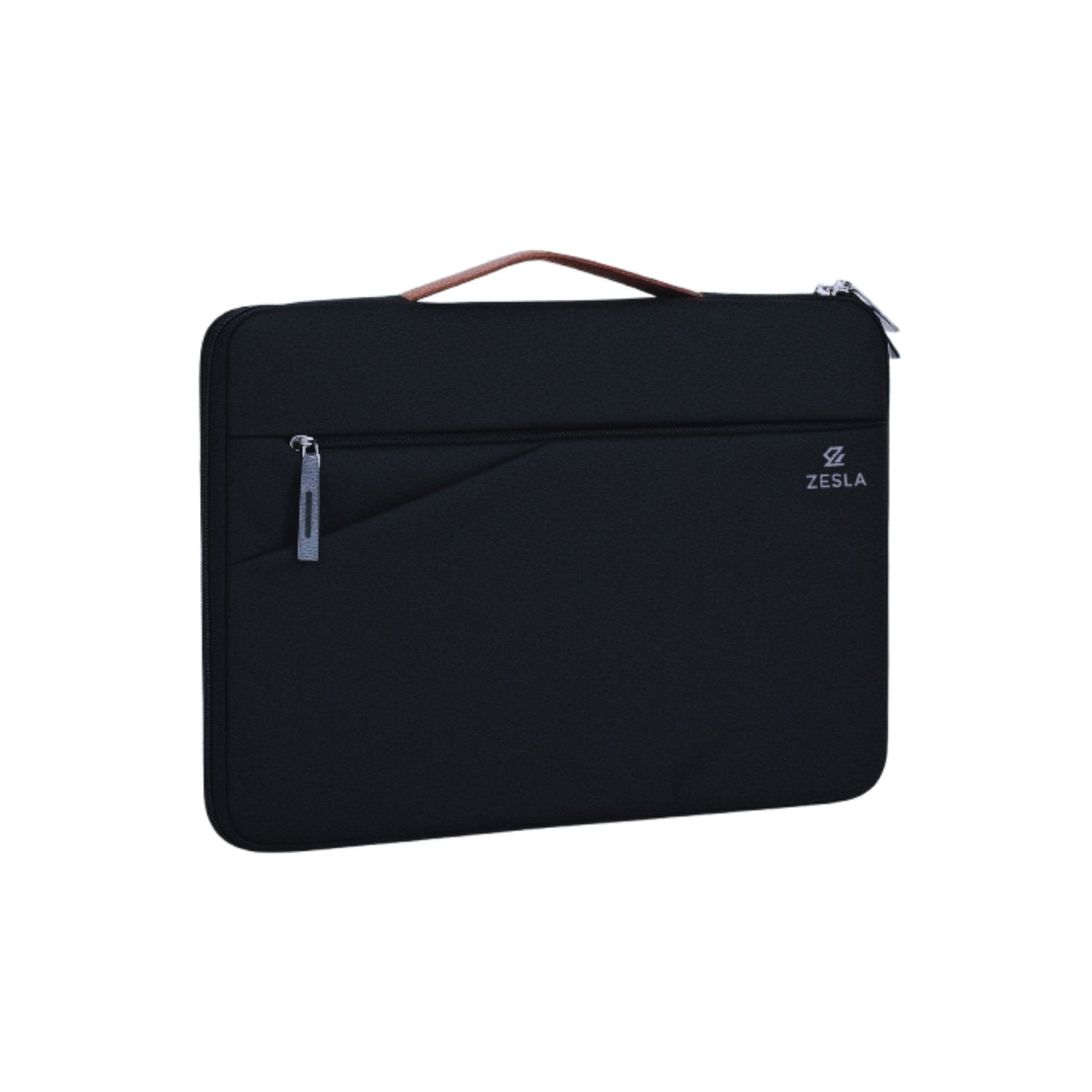 Zesla Premium 14-Inch Laptop Sleeve Bag | Shockproof Protective Case with Handle | Grey